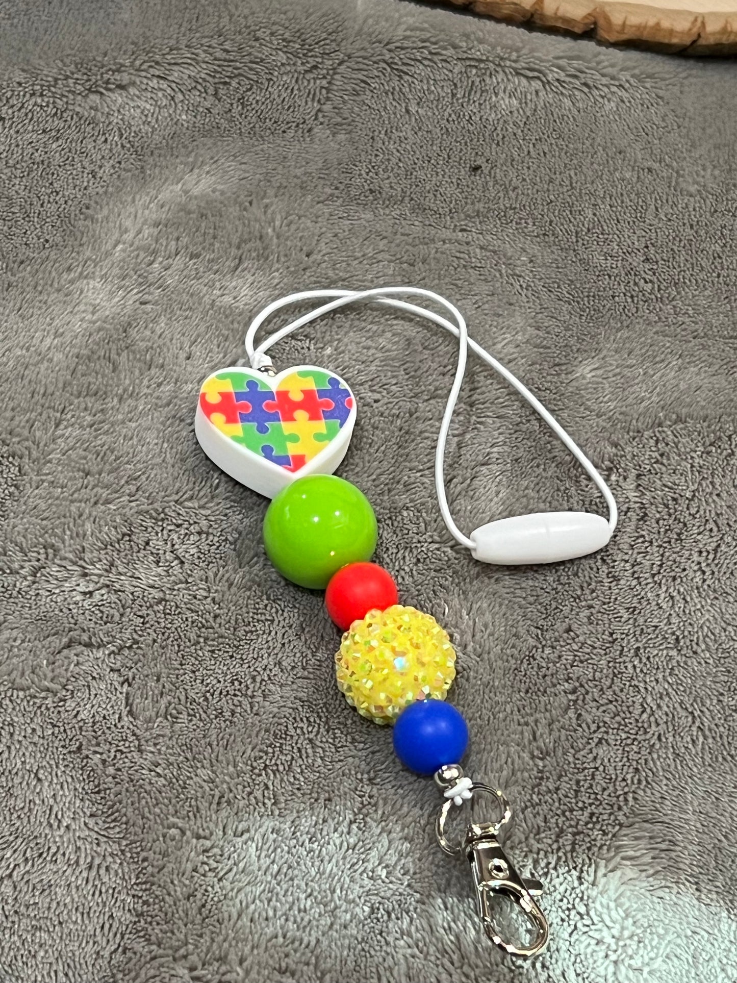 Autism Awareness Freshie Hanger