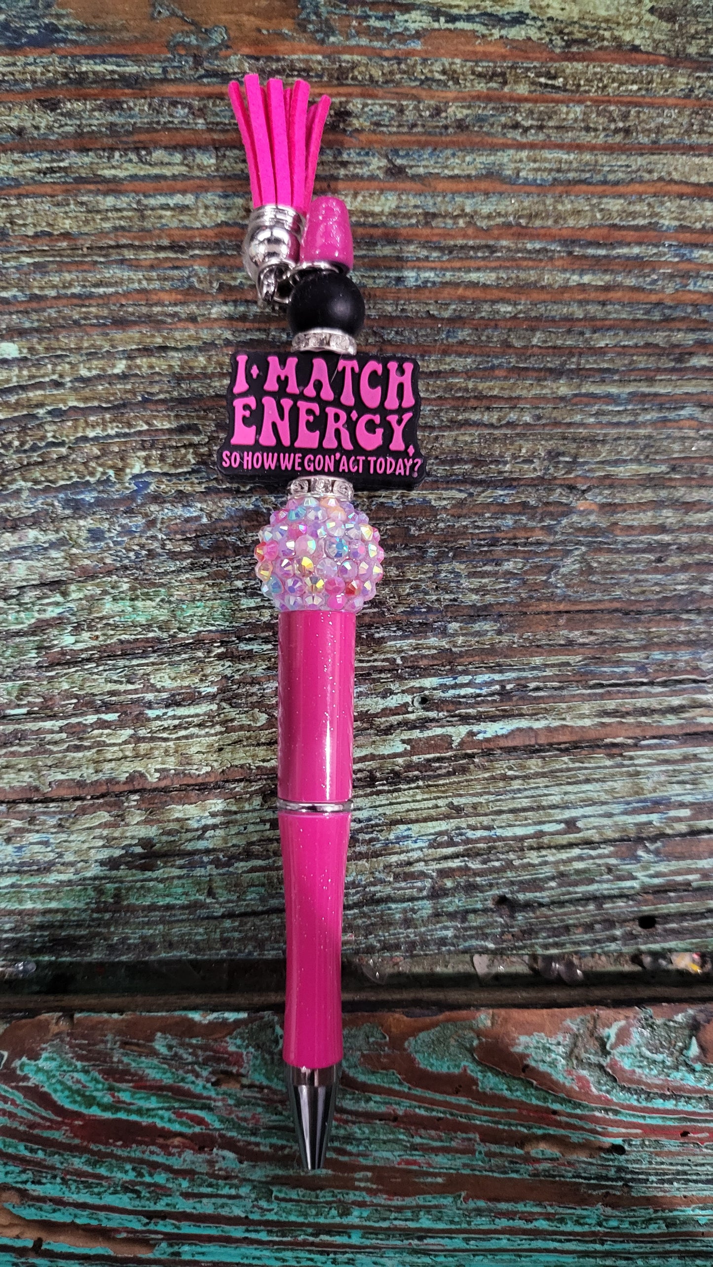 I Match Energy Beaded Pen