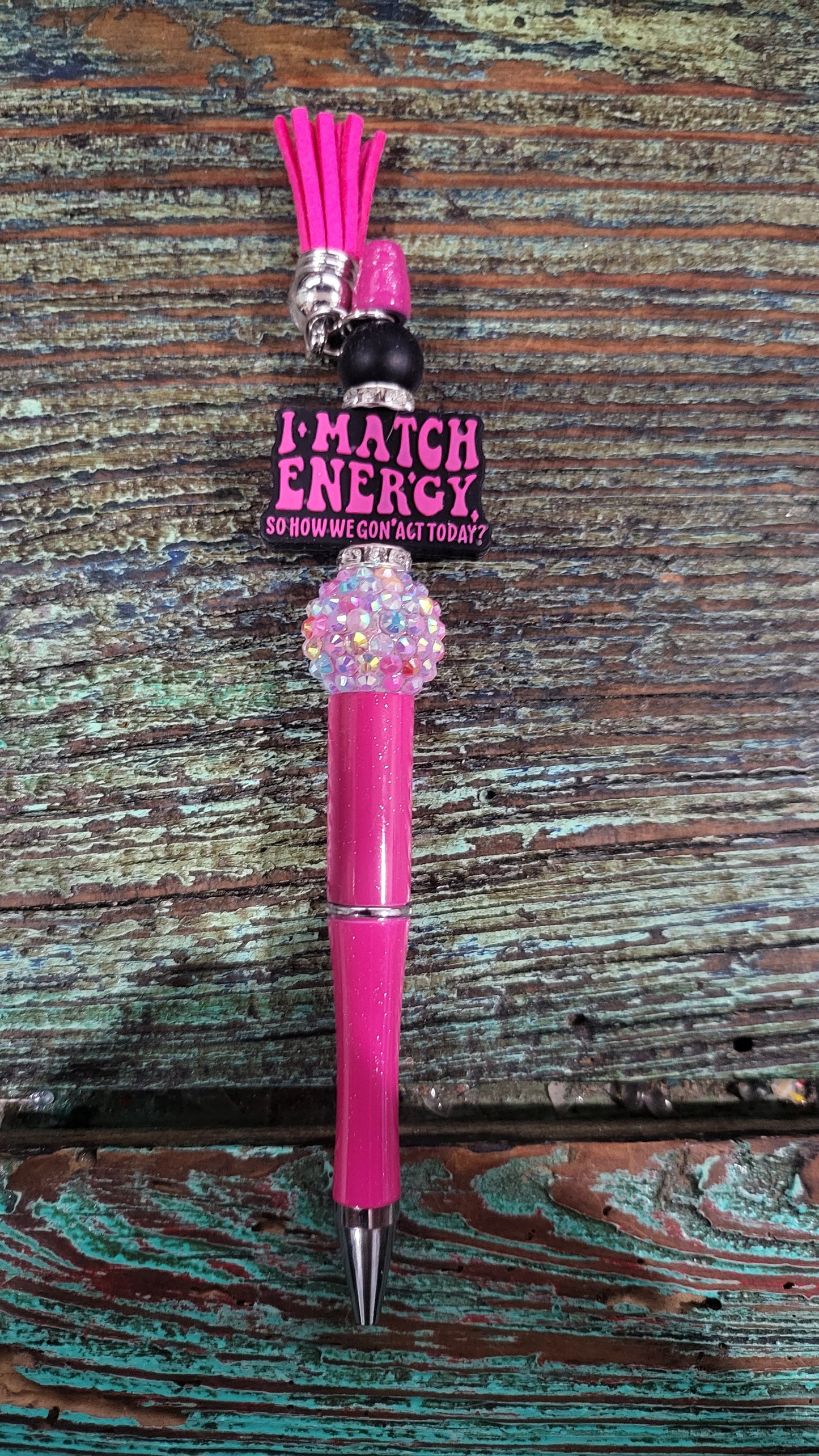 I Match Energy Beaded Pen