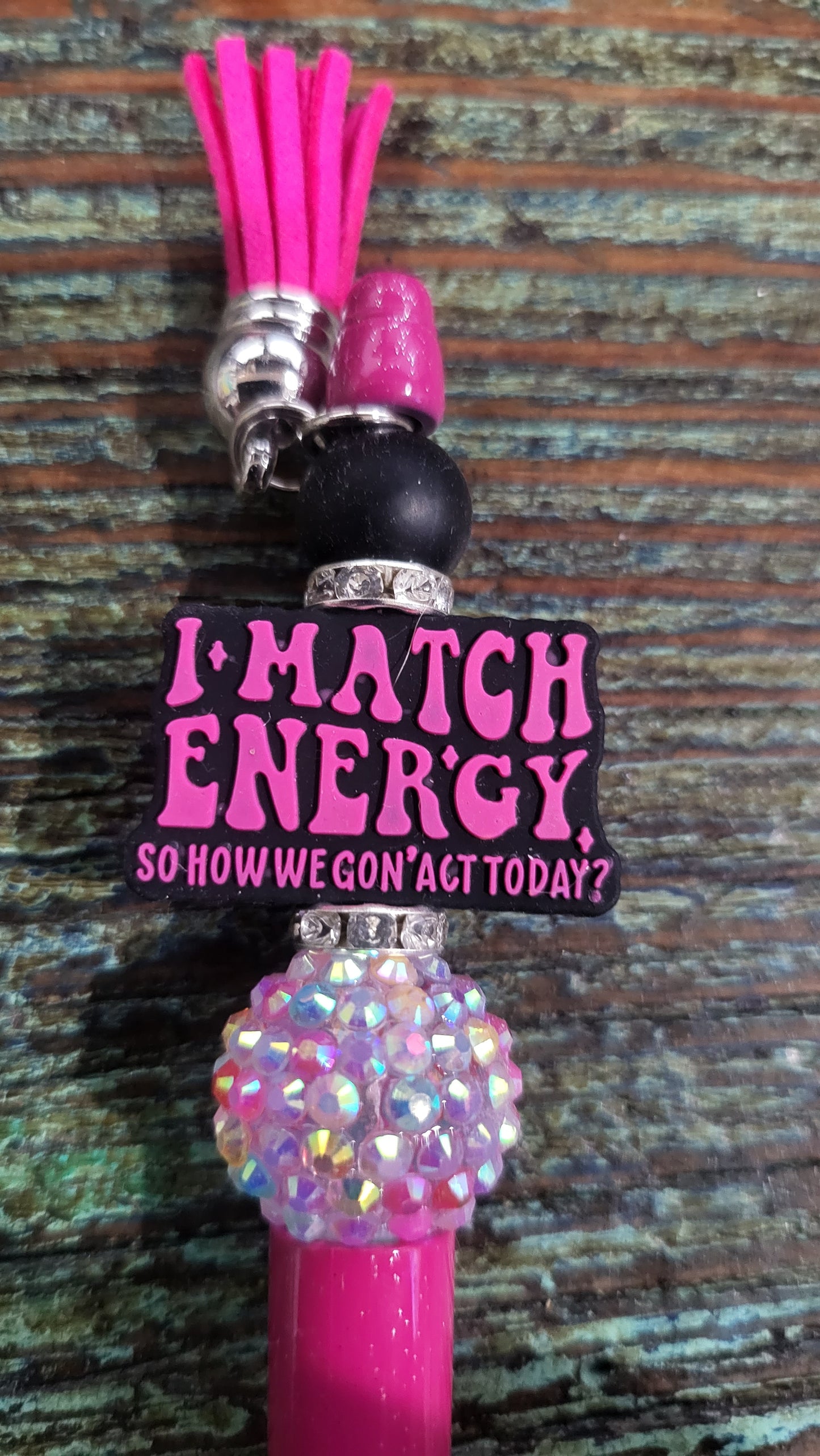 I Match Energy Beaded Pen