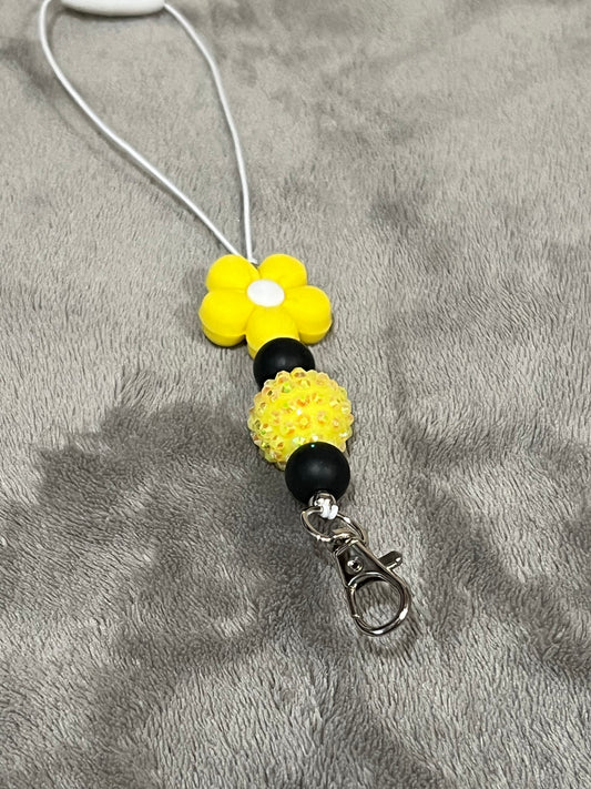 Yellow Flower Freshie Hanger