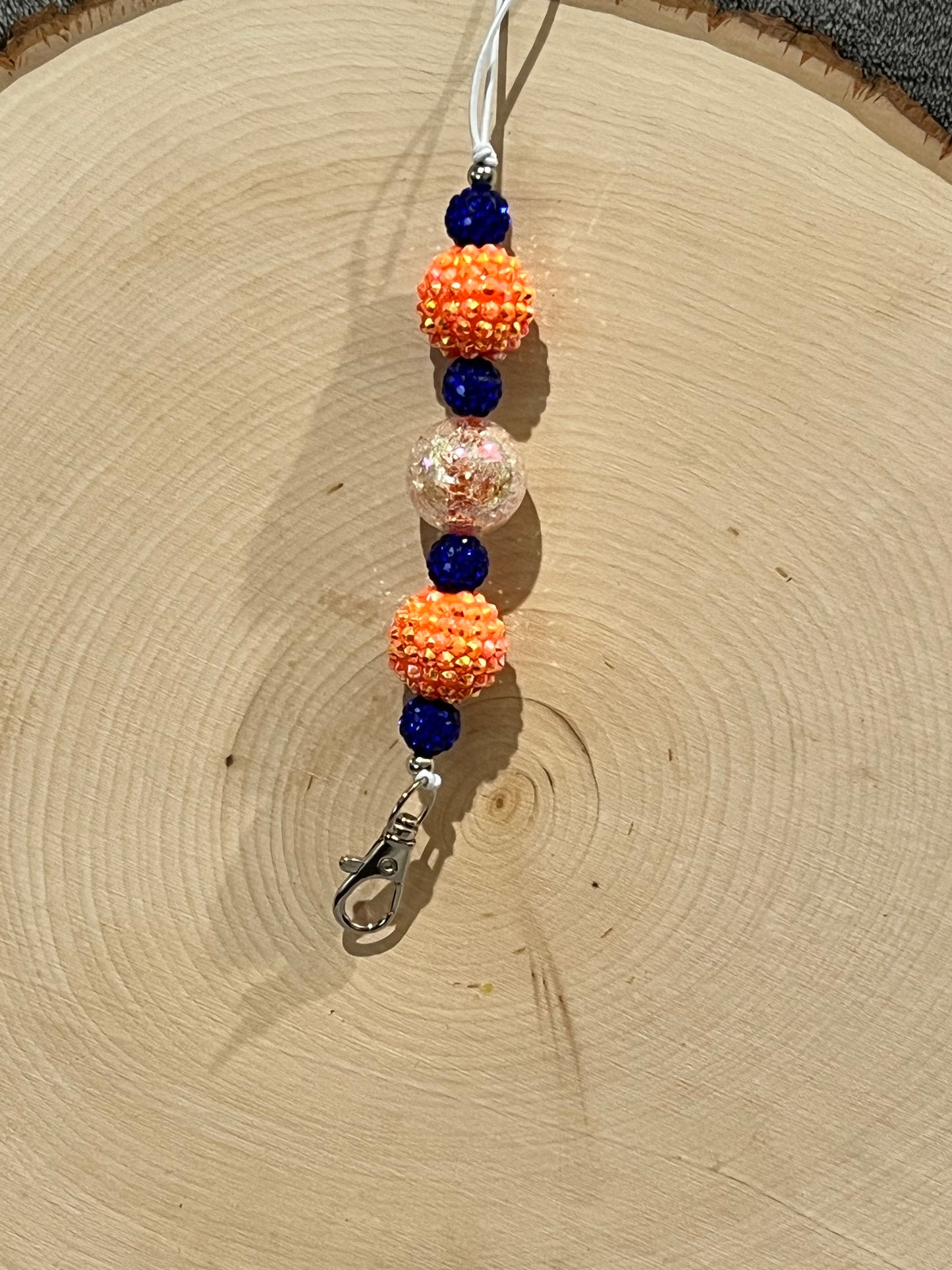 Orange and Blue Freshie Hanger