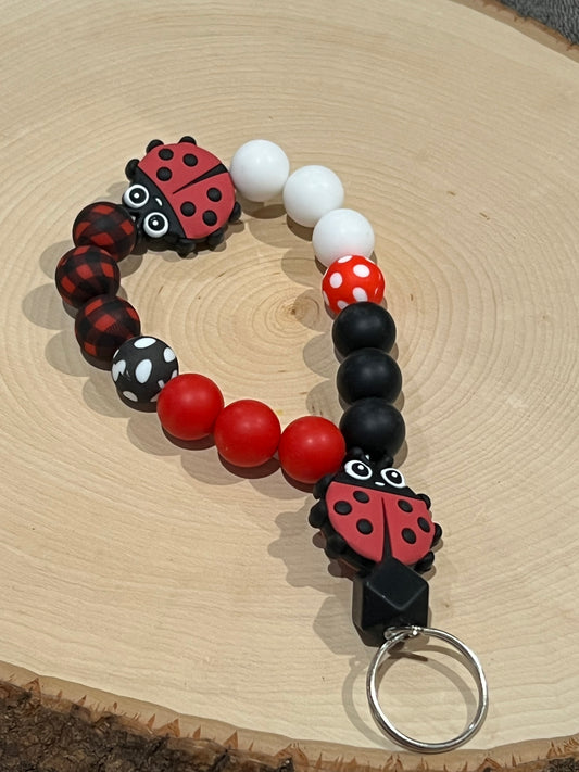 Lady Bug Wristlet