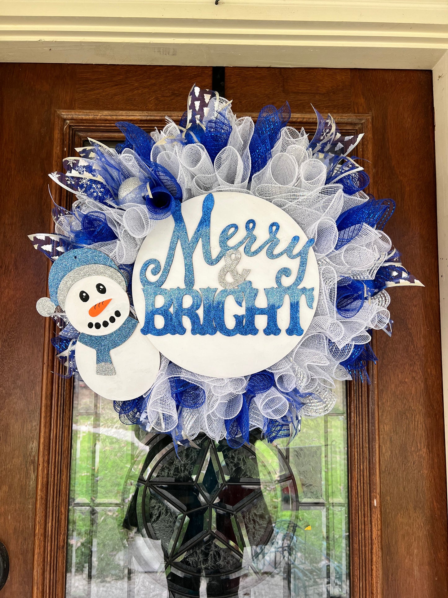 Merry & Bright Christmas Wreath