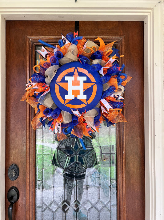 Houston Astros Wreath