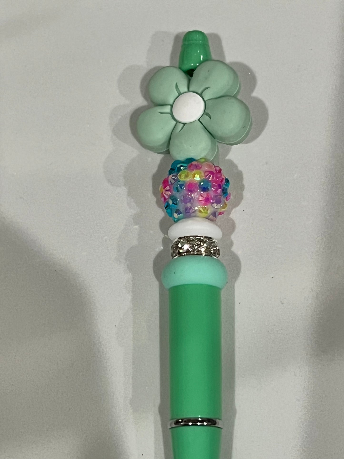 Green Flower Pen